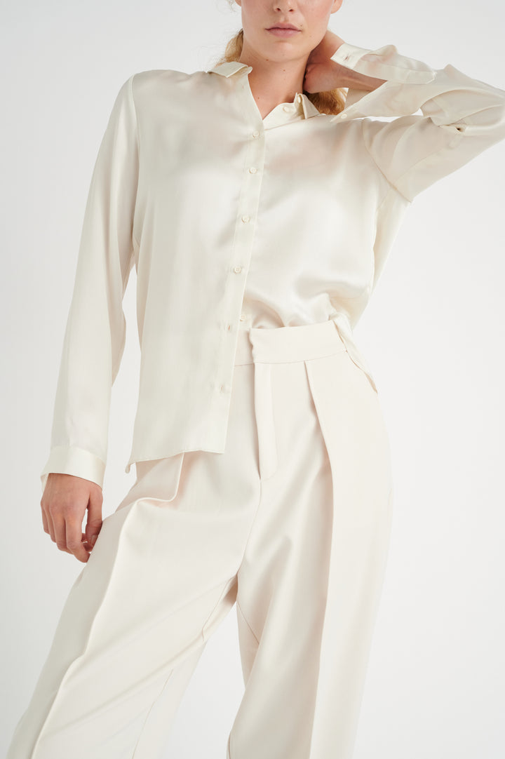 leonore shirt premium whisper white