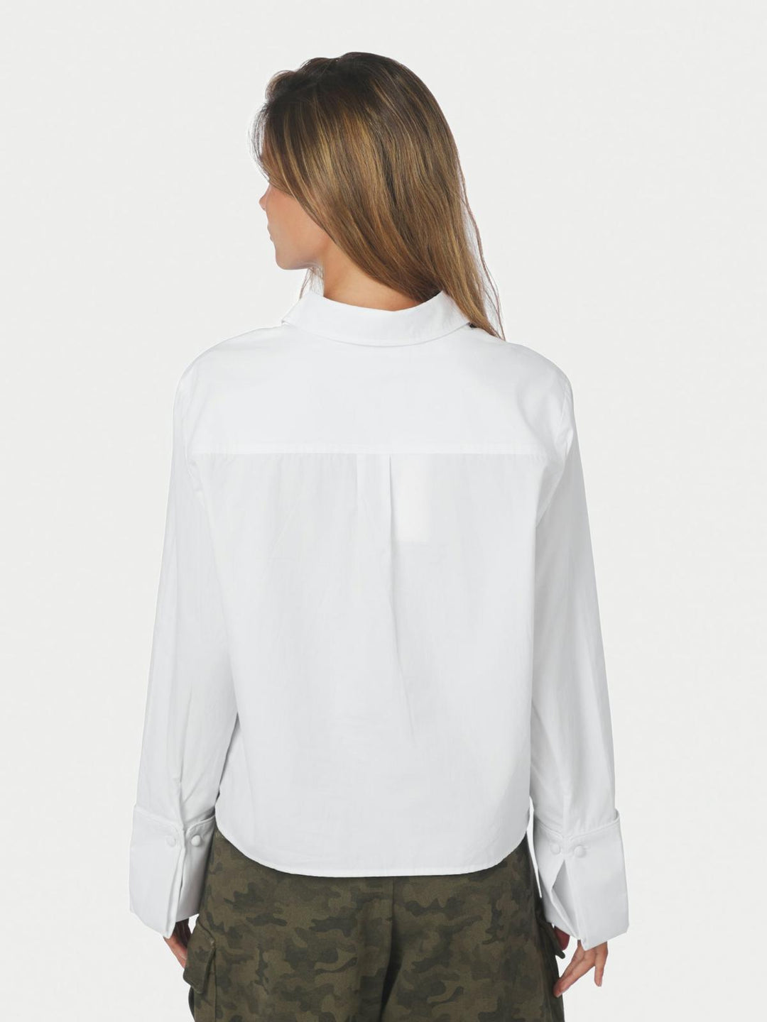 Cam poplin shirt off white