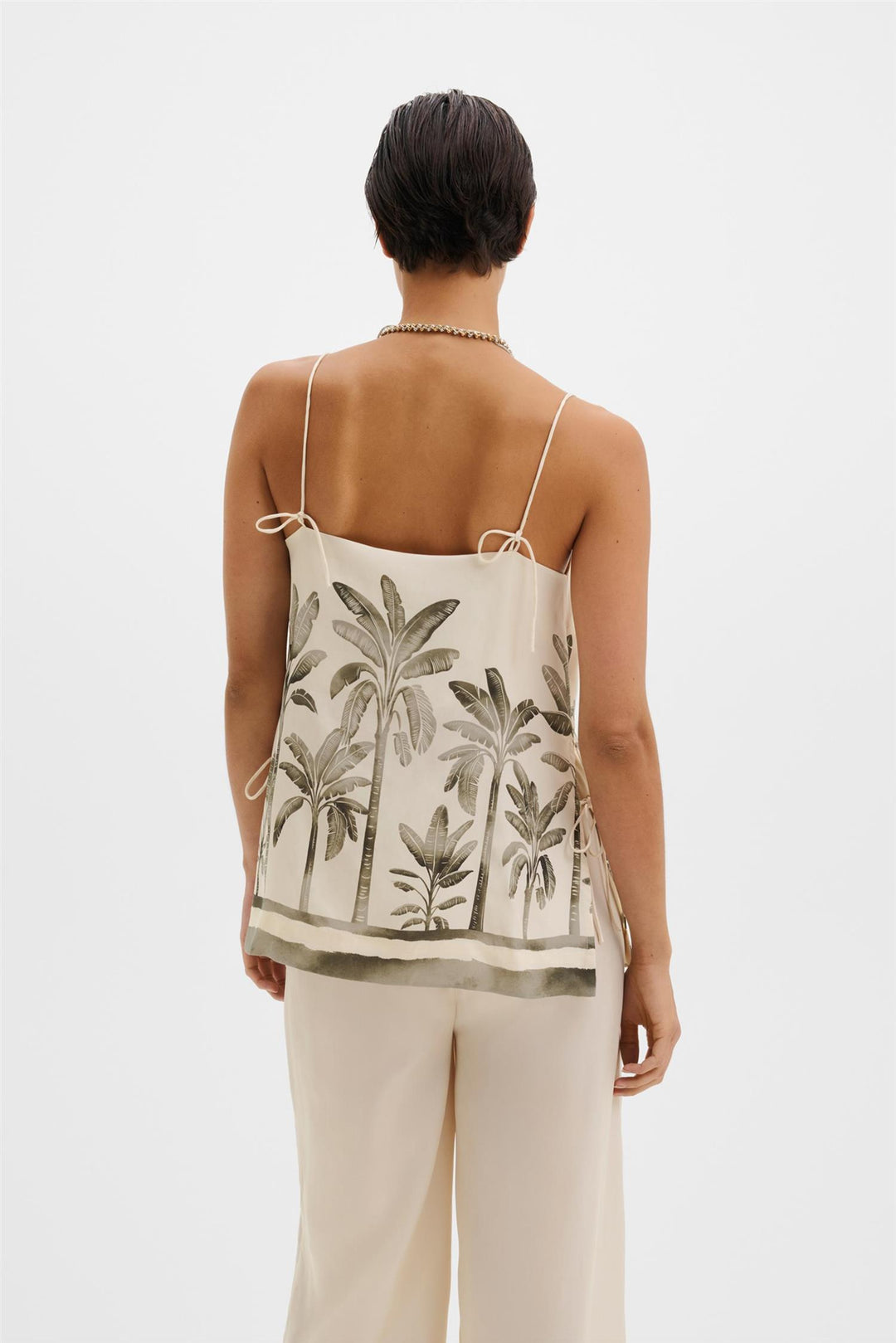 Lizly Beaded Strappy Top
