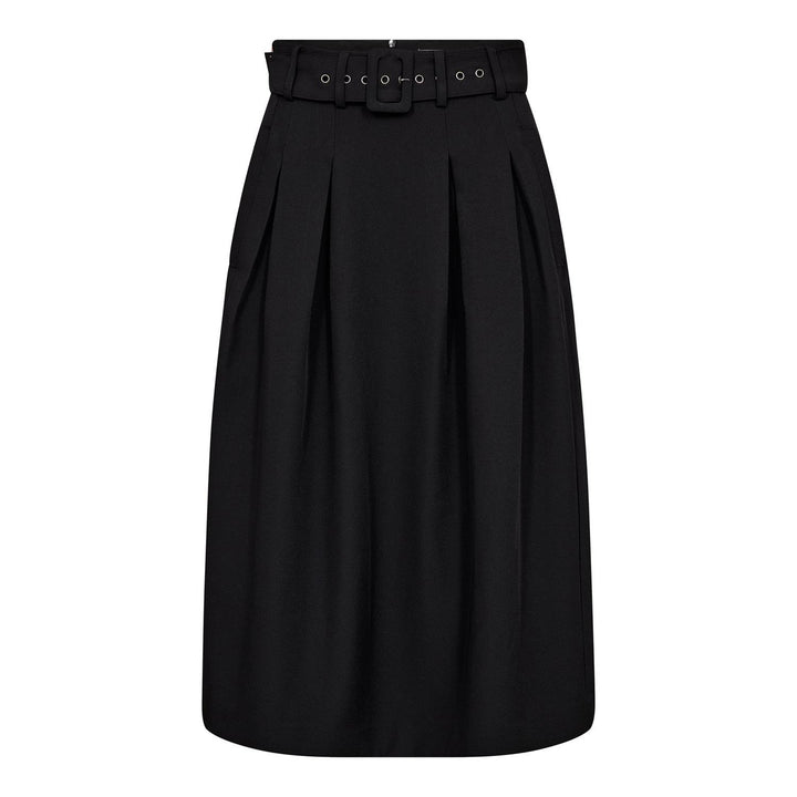 Luna Belt Midi Pleat Skirt