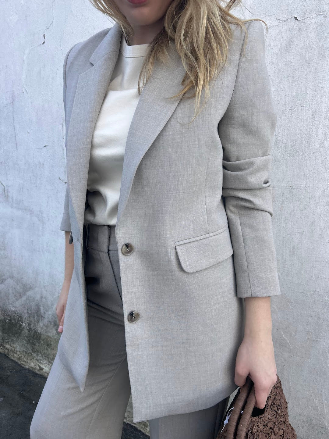 RITA LS RELAXED BLAZER MEL