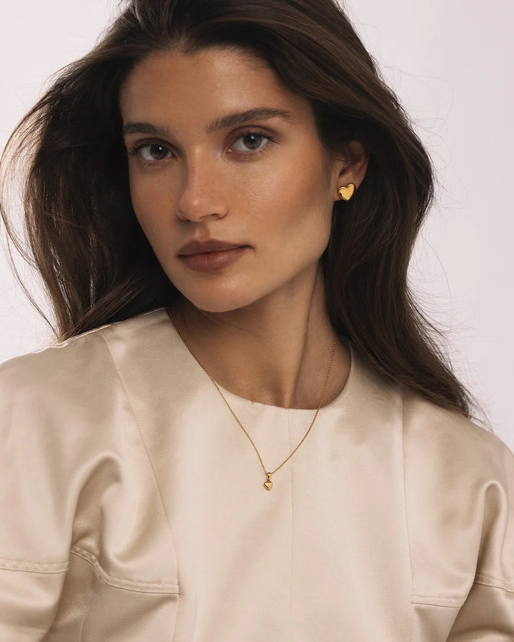 Sweetheart Gold Medium Necklace