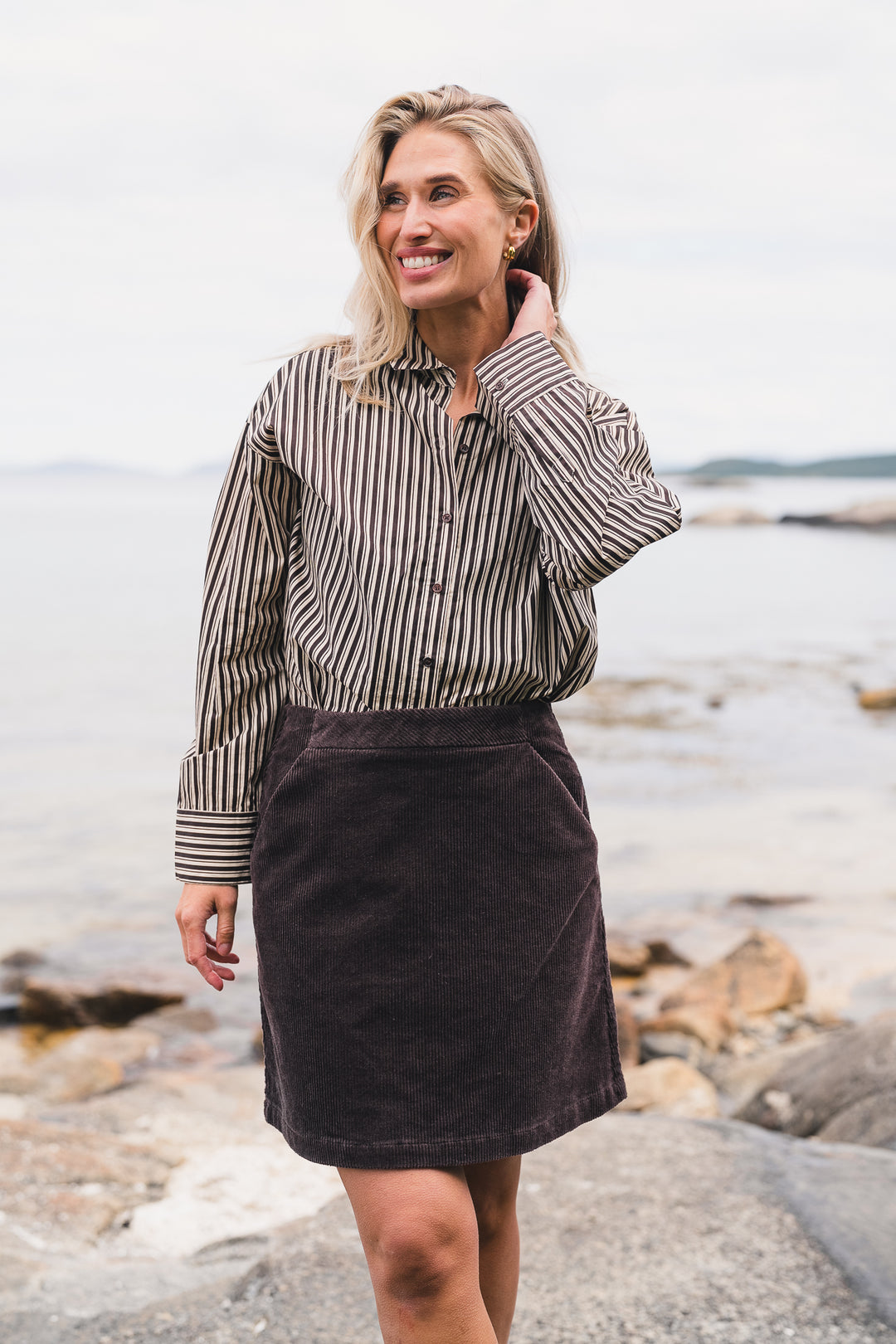 Ella skirt black coffee