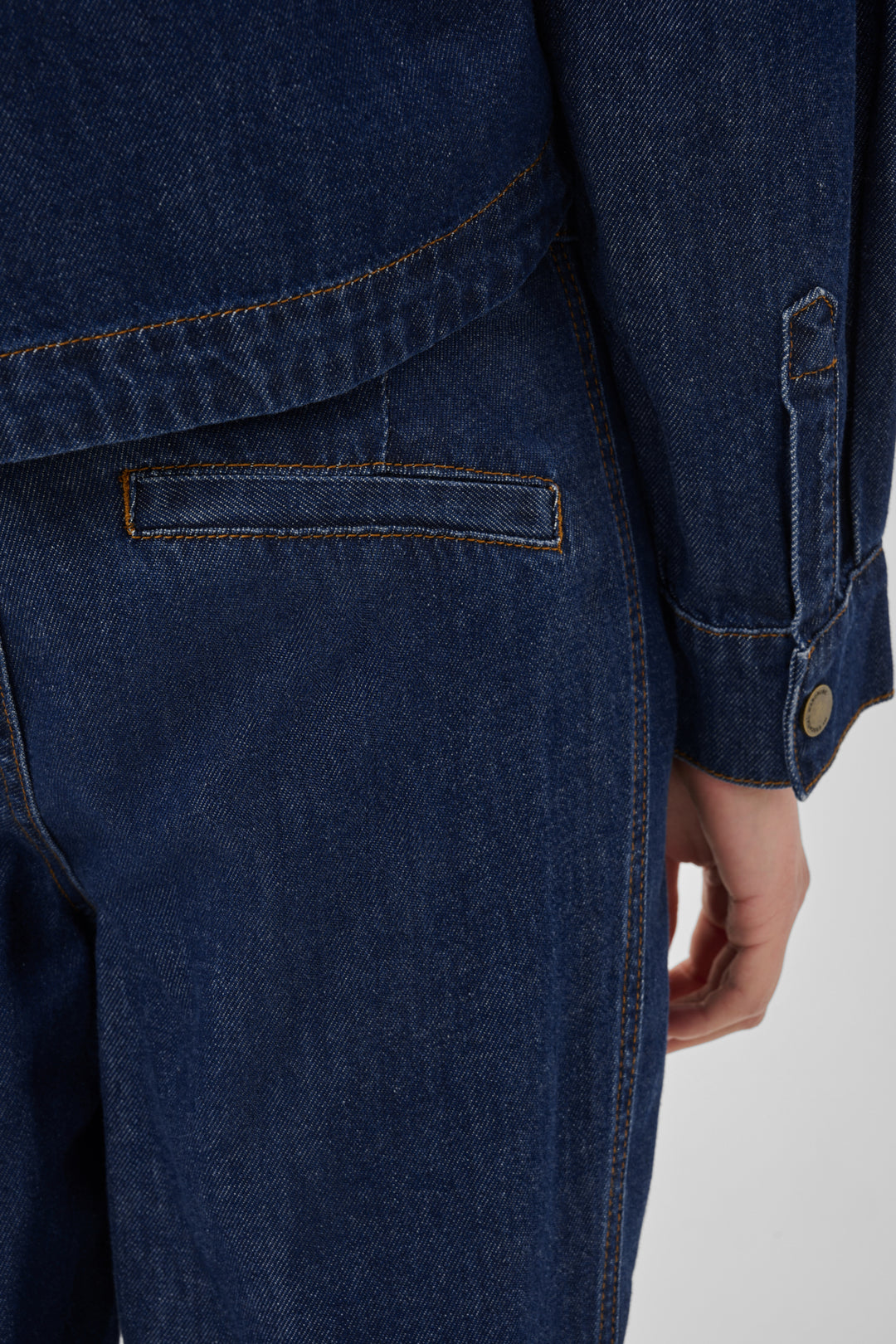 Hilma wide pant dark blue