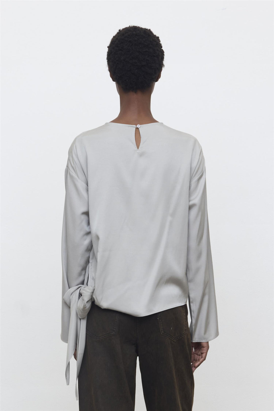 Blusa grigio
