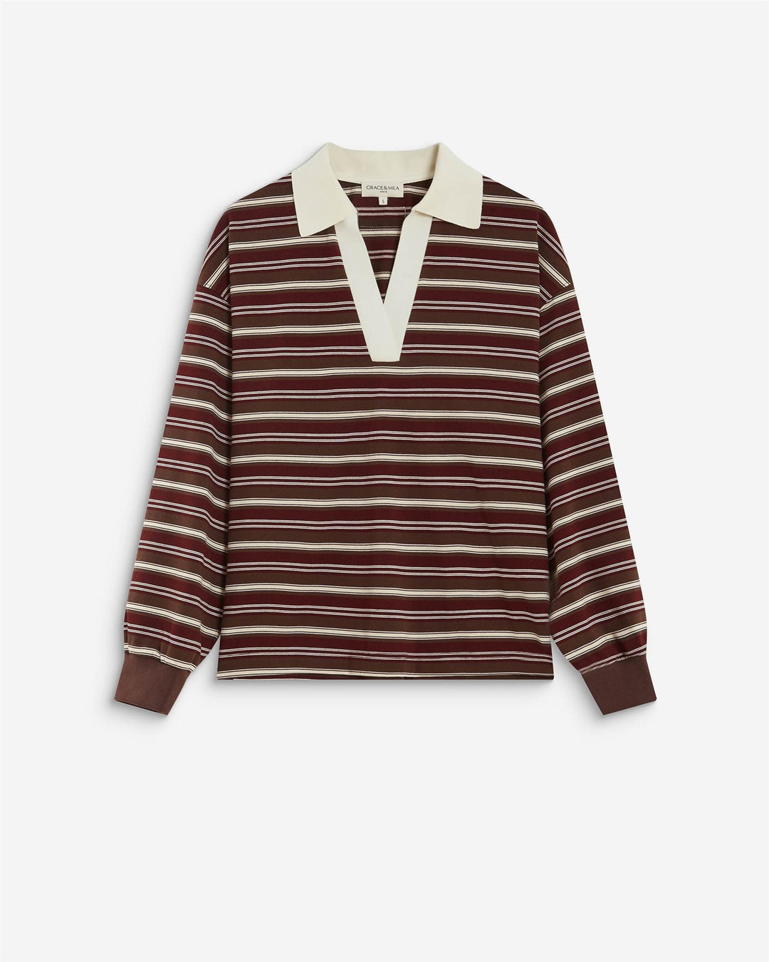 Aron LS t-shirt chocolat