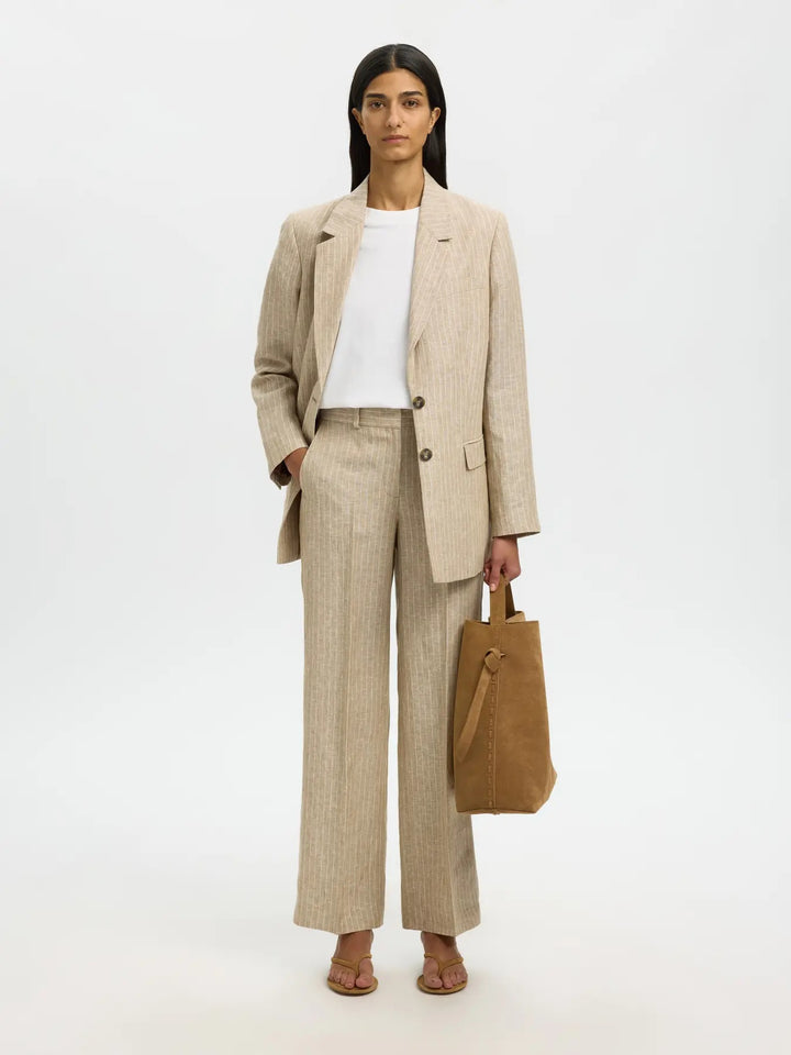 Wide Ida Linen Pant