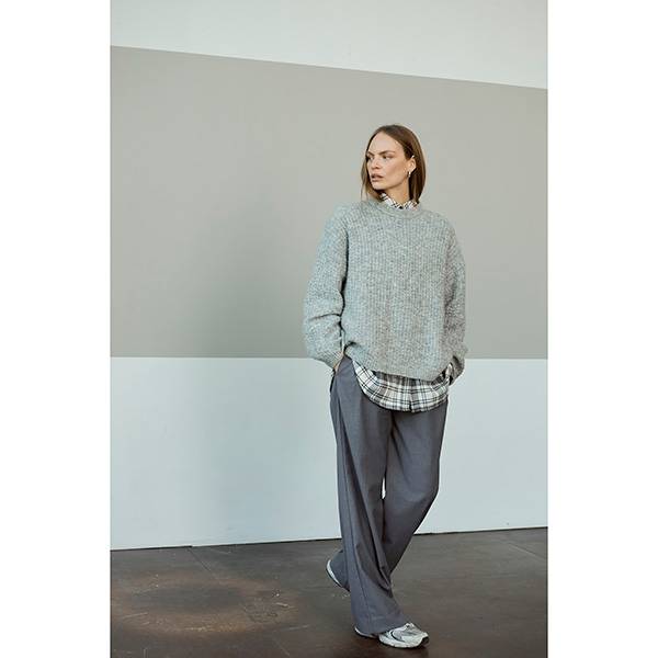 Magalie Light Grey genser