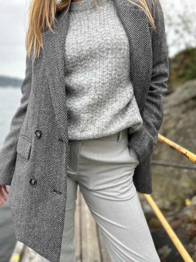 Magalie Light Grey genser