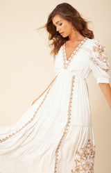 Stephani Long Dress Linen