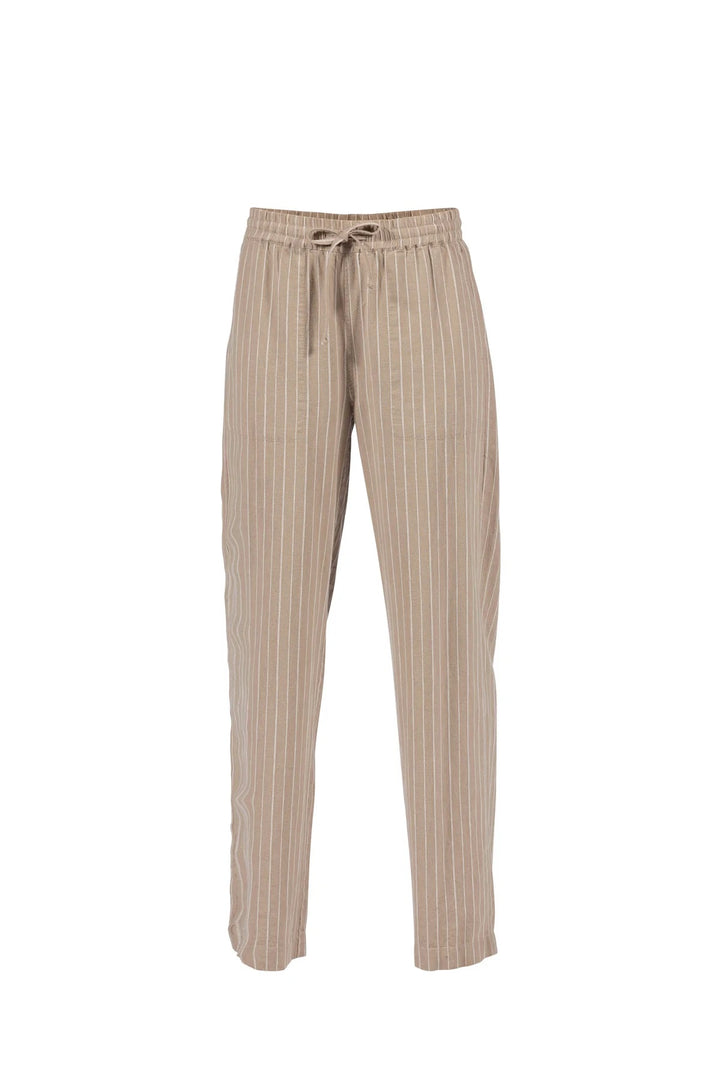 Anisette Cotton/Linen striped Trousers