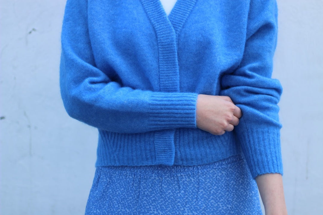 Brook knit boxy cardigan