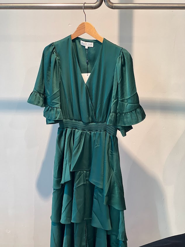 Joy Dress Solid W Tiered