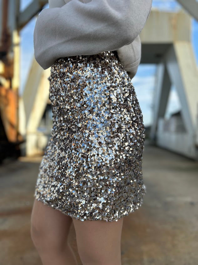 Jackson Sequin skjørt