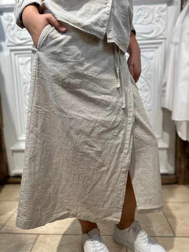 Anouska Cotton/Linen Skirt