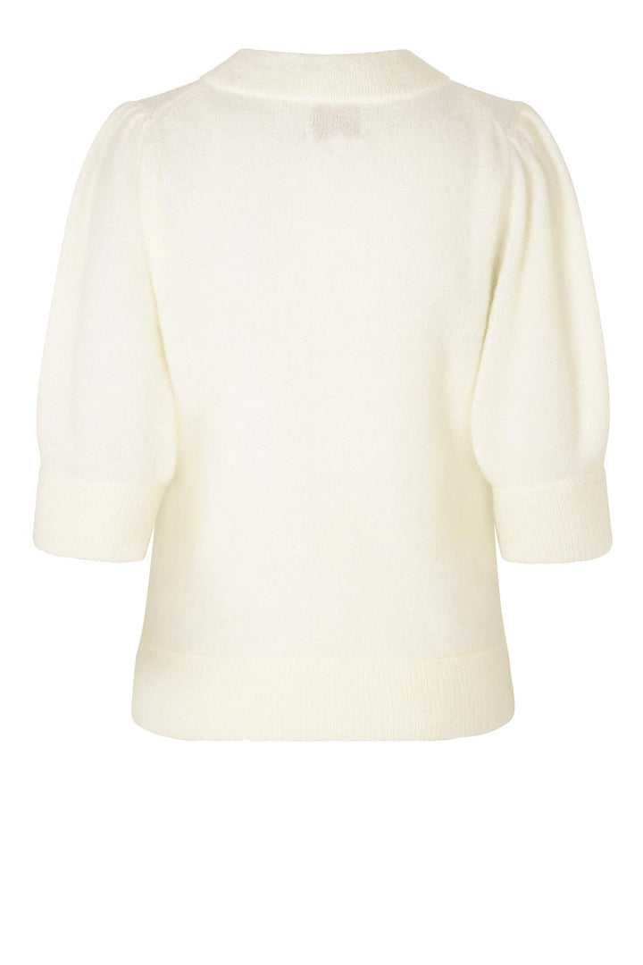 Brook puff kortermet strikkegenser