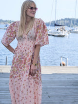 Satin Button Down Dress