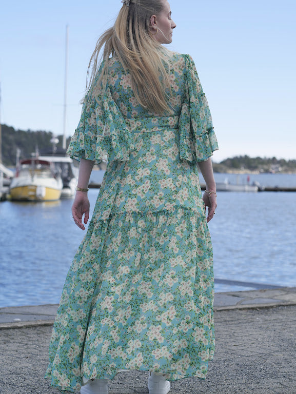 Chiffon V-neck Dress