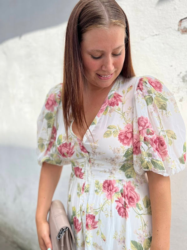 Georgette Button Down Dress