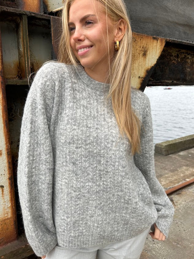 Magalie Light Grey genser