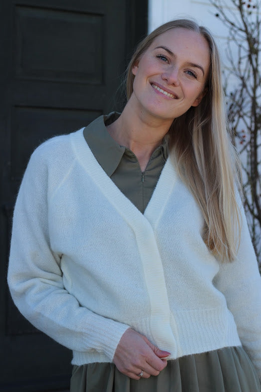 Brook knit boxy cardigan