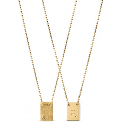 I love you halskjede